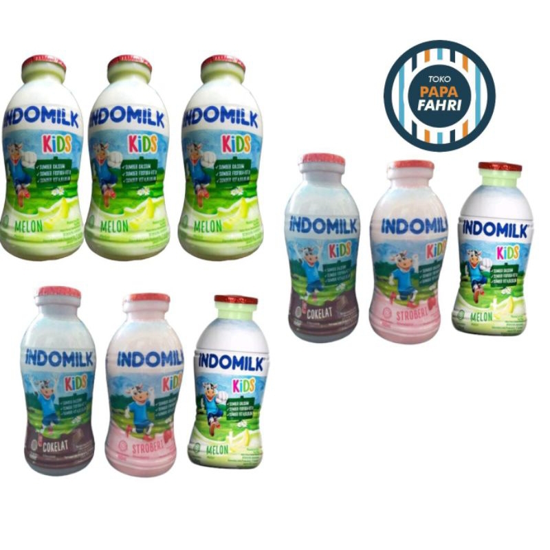 

5 BOTOL SUSU INDOMILK KIDS 190 ML