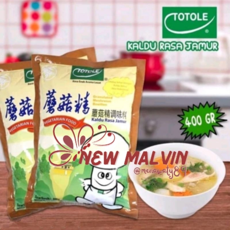 

Totole Kaldu Jamur Vegetarin 400gr, Halal MUI