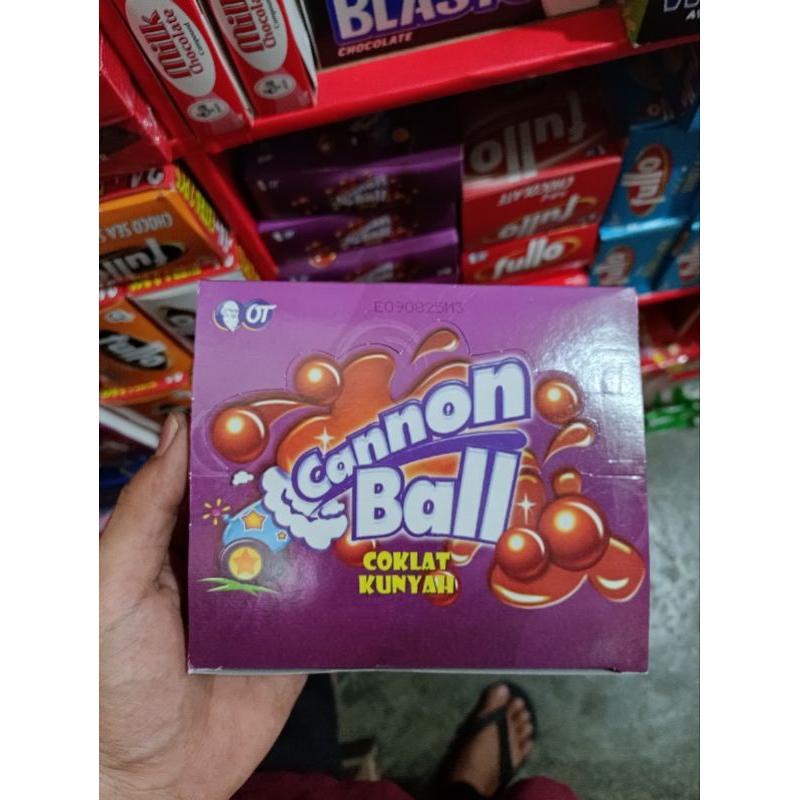 

cannon ball cokelat kunyah isi 24 pcs