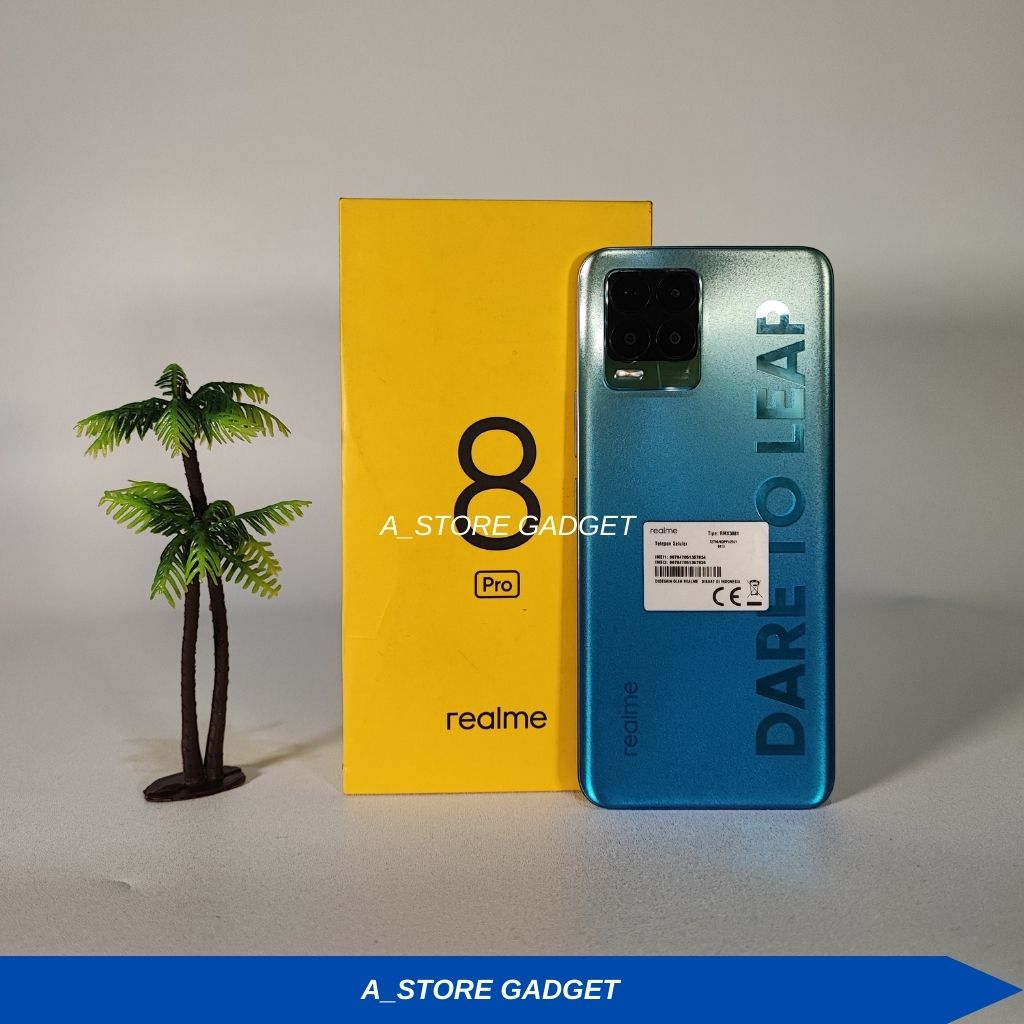 REALME 8 PRO 8/128 SECOND FULLSET ORI