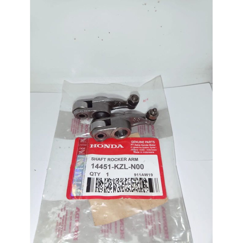 Rocker arm Valve platuk klep set Honda kode part KZL beat fi 2013-2014 / vario110 esp 2015-2019 /spa