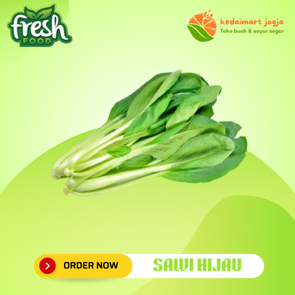

Sayur Sawi Hijau Segar Per Ikat Sayuran Fresh Kedaimart Jogja