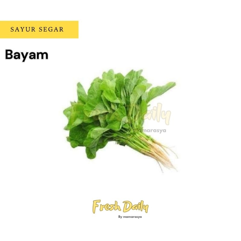 

Bayam 1 ikat (sayur solo)