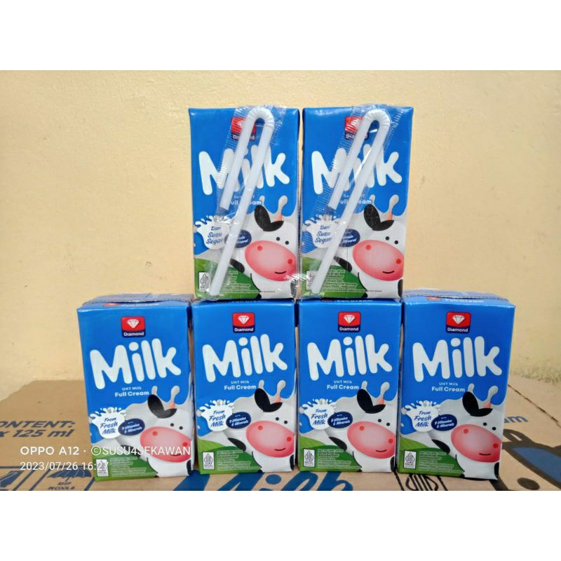 

Susu UHT Diamond Rasa Full Cream 125ml (Kartonan isi 40 Pcs)