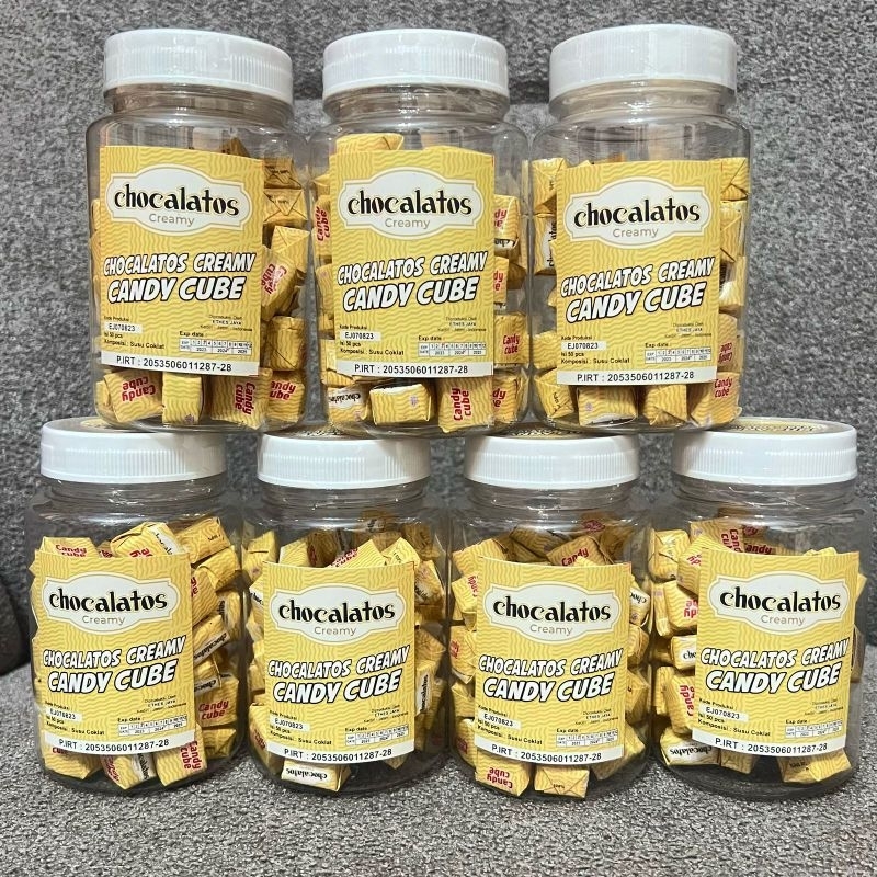 

CHOCALATOS CREAMY CANDY CUBE ISI 60 PCS