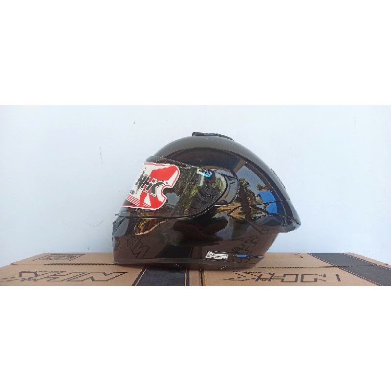 Helm NHK Mark 1 Elite Black Glossy ( fullface)
