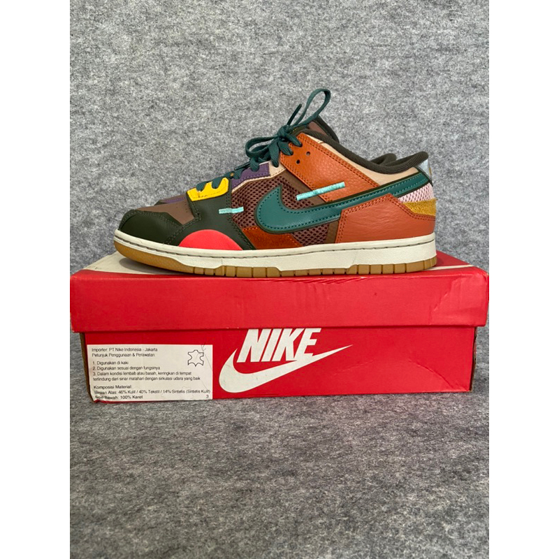 Nike Dunk Low Scrap Brown 100% Authentic