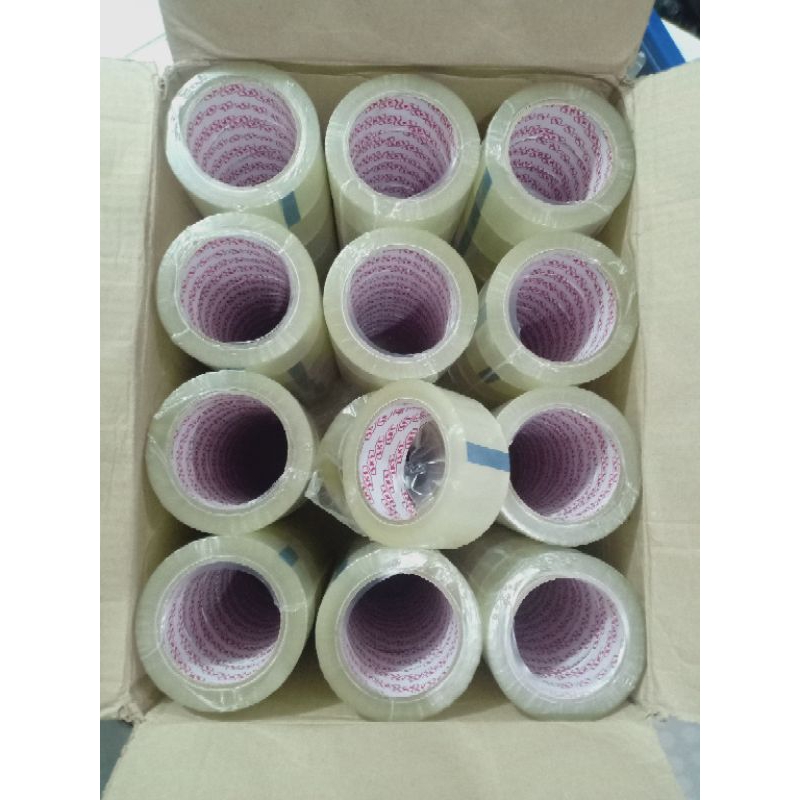 

Opp tape Lakban SKS Bening Coklat 2inci 48mmx100 Yard gojek instant harga perdus