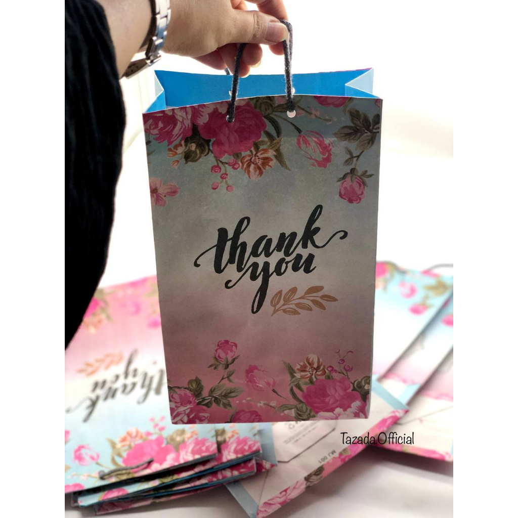 PAPERBAG MOTIF BATIK THANK YOU / PAPERBAG CUSTOM / TAS KERTAS HAJATAN