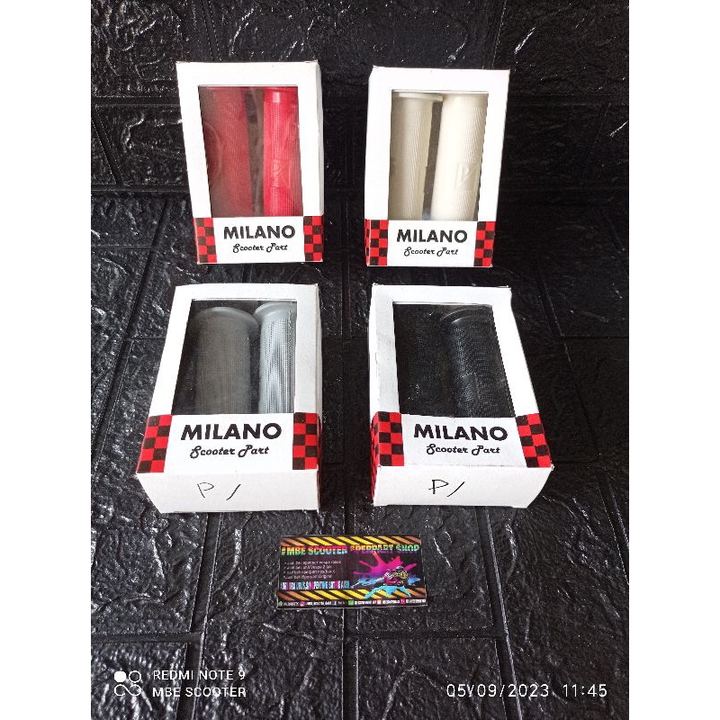 Hanspat handgrif stang vespa vnb vbb super 66 merk MILANO original asli