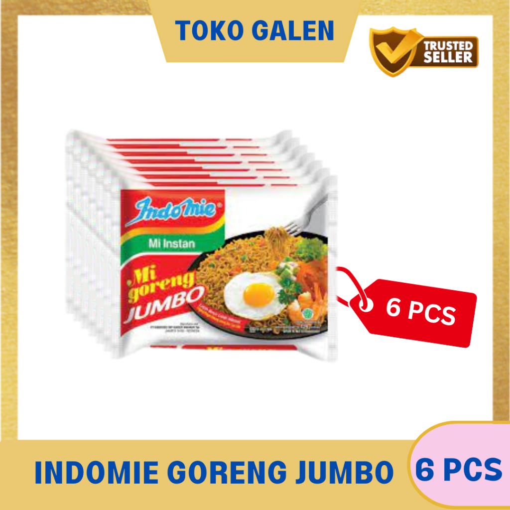 

MIE INDOMIE GORENG JUMBO 6 PCS