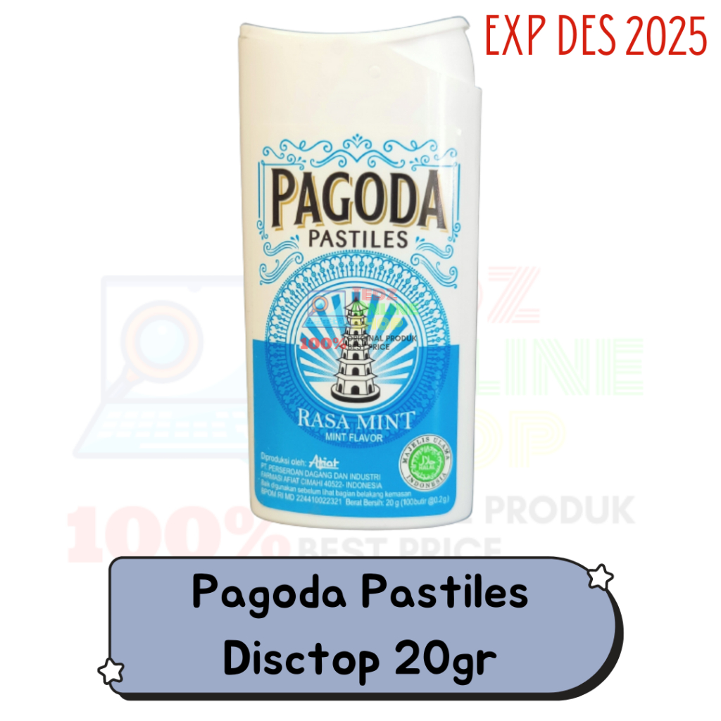 

Pagoda Pastiles Disctop 20gr