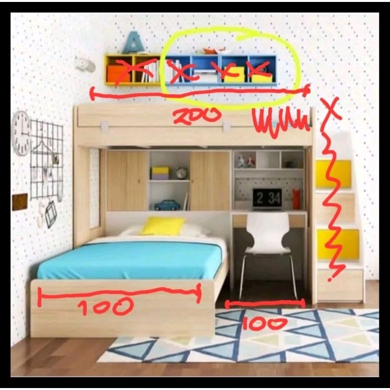 DIPAN TINGKAT CUSTOM MINIMALIS DUCO 100X200