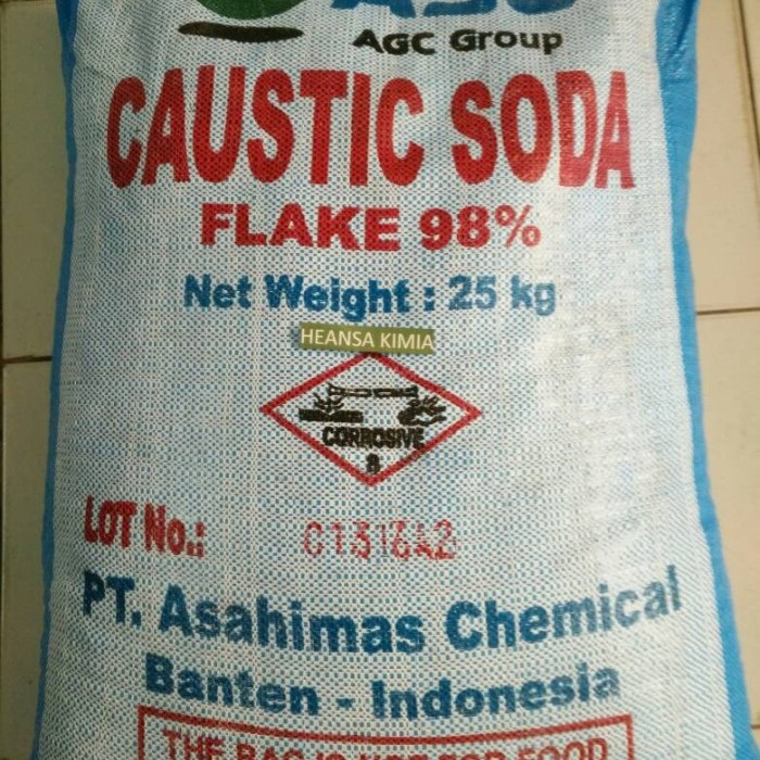 NAOH - SODA API - PEMBERSIH SALURAN FLAKE 1KG