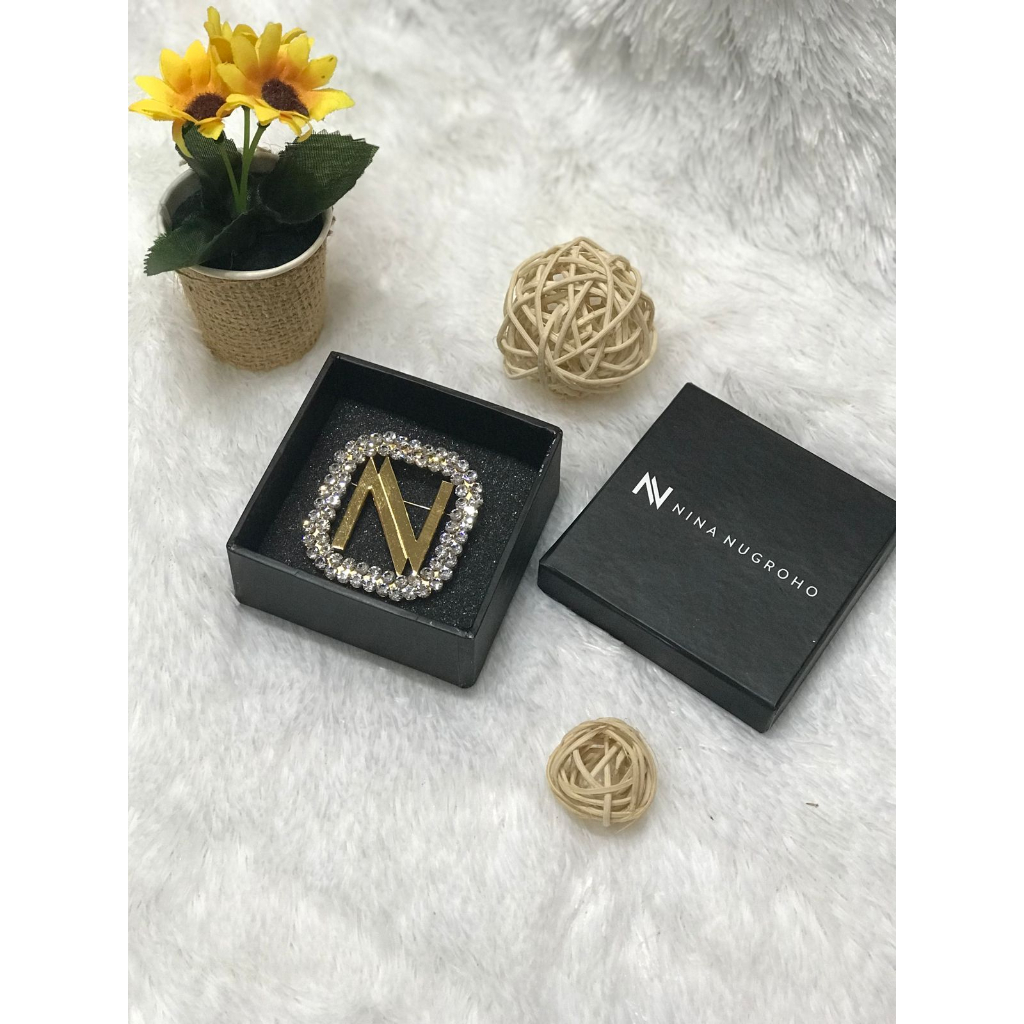 Nina Nugroho - Rectangle Brooch