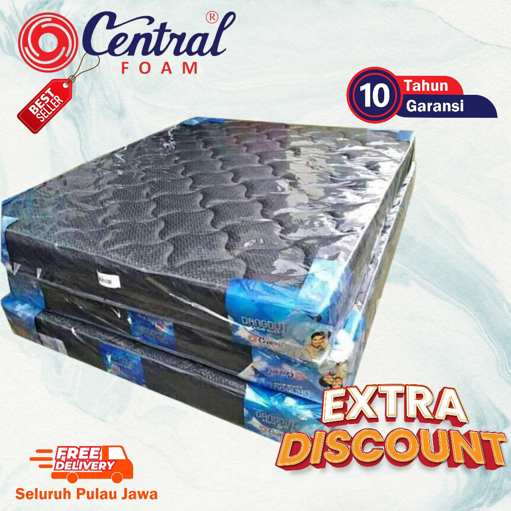 Kasur Busa Central Foam Dangdut Ukuran Kasur No 1 2 3 4 Bandung Cimahi Pulau Jawa Garansi 10 Tahun