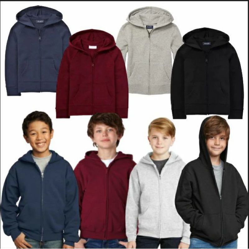 PHI206 Jaket Hoodie Anak Laki Laki Perempuan Place Remaja