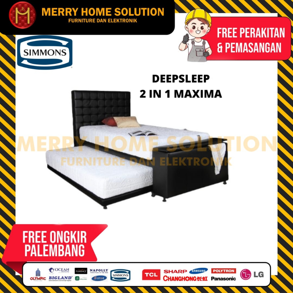 bed sorong simmons / bed sorong simmons maxima / kasur sorong simons