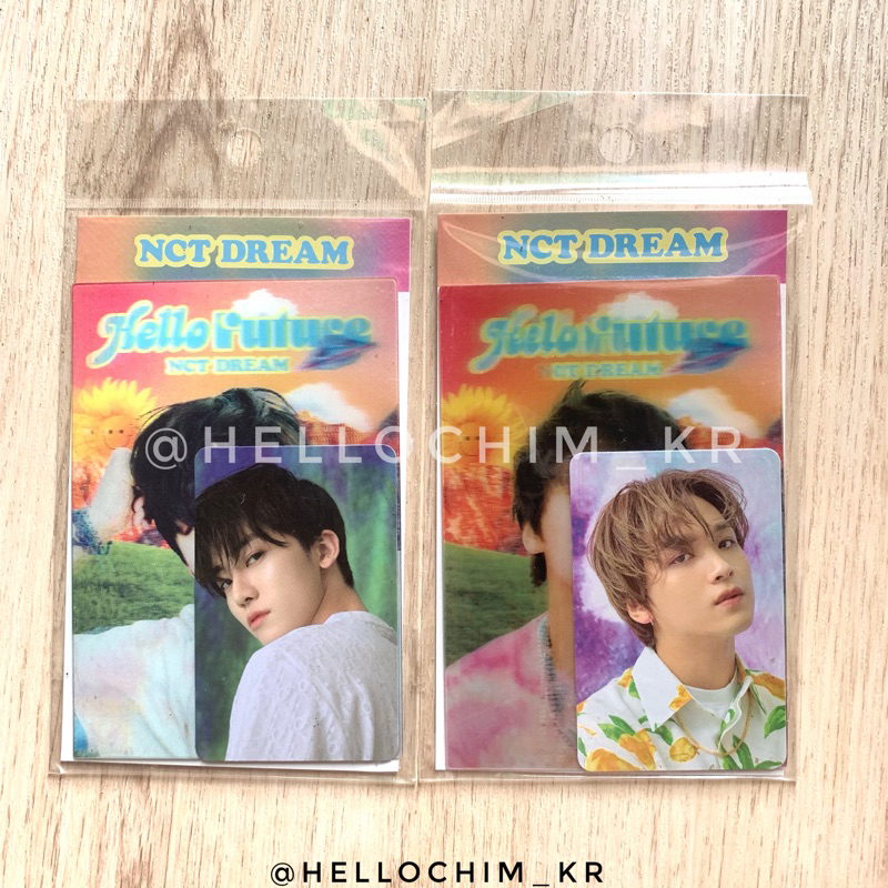[SALE] 3D lenticular card set hello future jaemin haechan sealed
