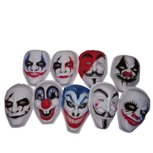 Topeng Hacker Anymouse Joker/Toppeng Hallowen Seram Hitam Putih