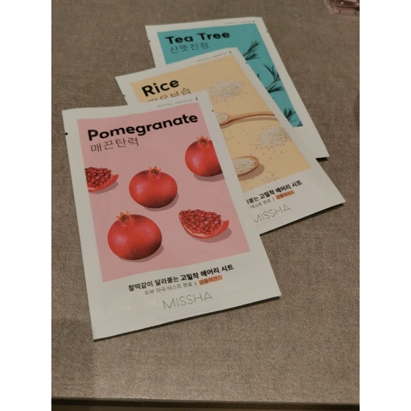 EXP AUG/SEP 2025 Missha face mask masker wajah