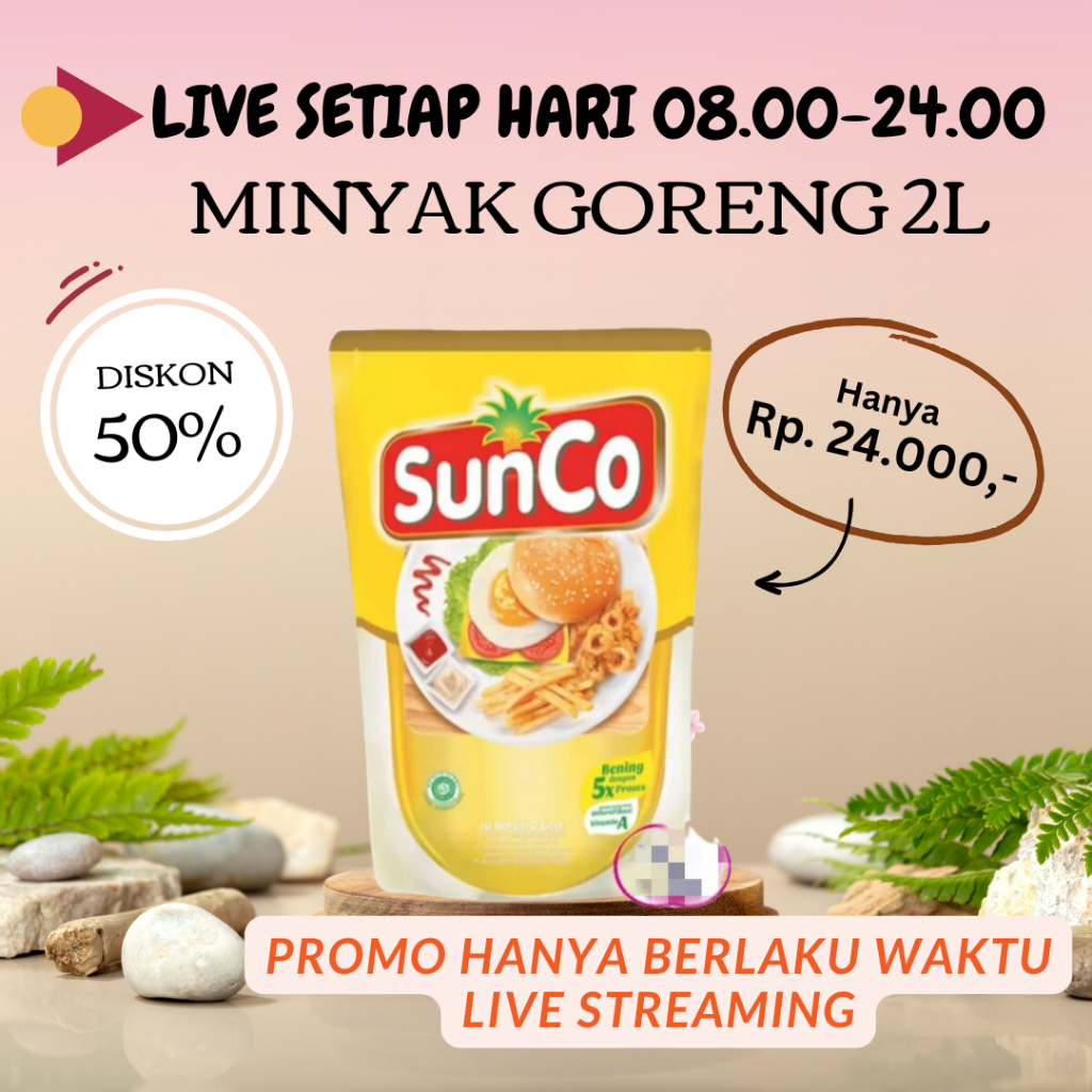 

Sunco 2liter Snc 2l Minyak Goreng Refill