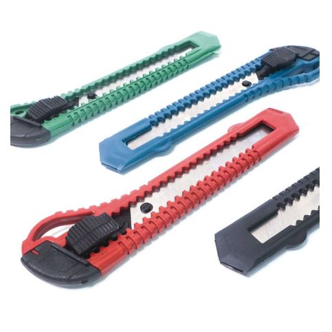 

(1 RENTENG = 12 PCS) CUTTER EXSIS/ CUTTER DOFF/ CUTTER RENTENG