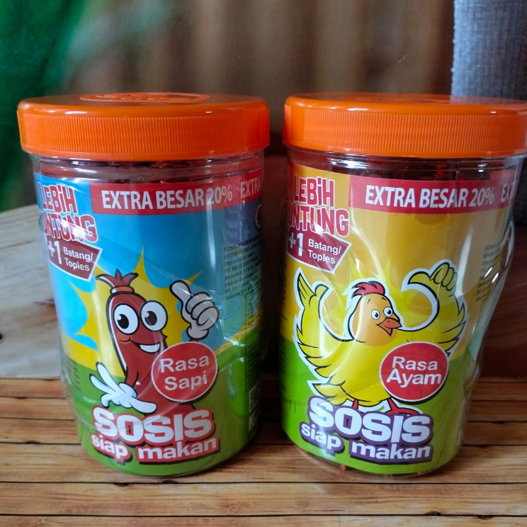 

SOSIS So NICE SIAP MAKAN RASA SAPI RASA AYAM 25 Pcs x 21 gr