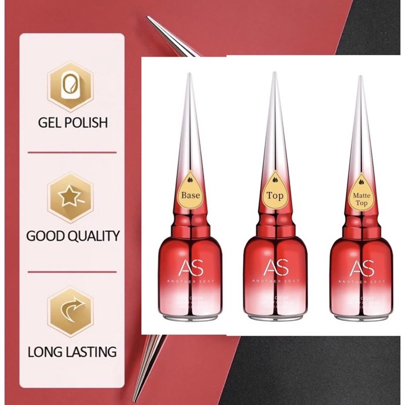 AS Nail Base Coat / Top Coat / Matte Top Coat / Primer
