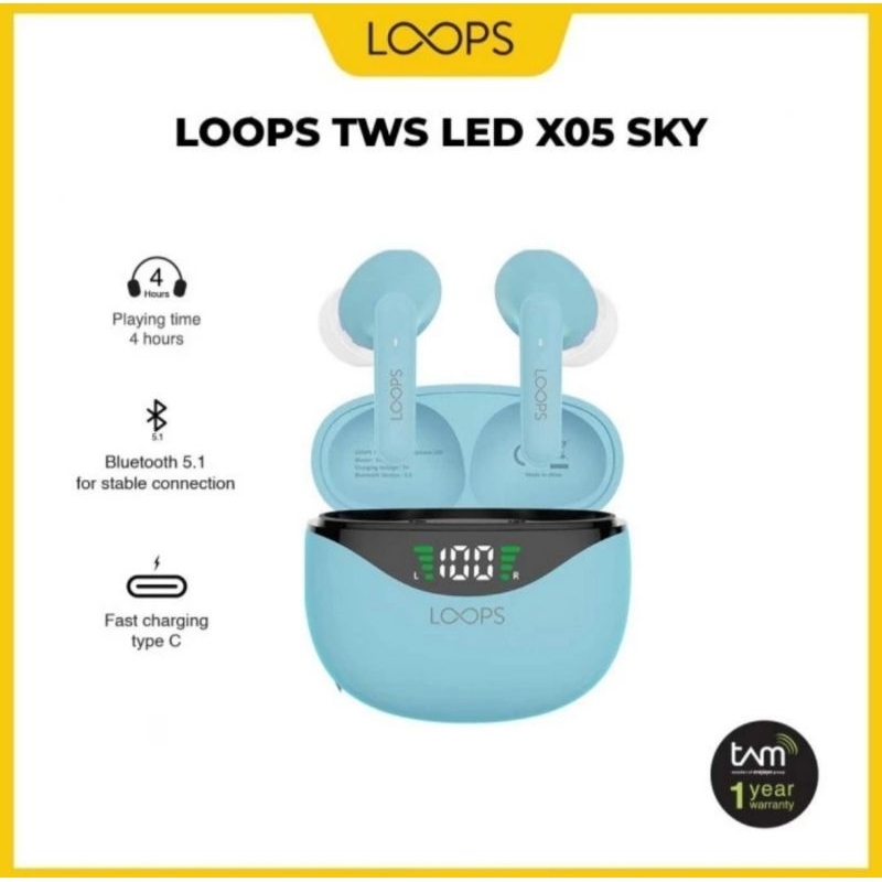 LOOPS TWS LED X05