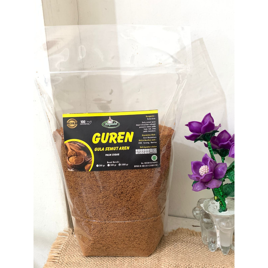 

GULA SEMUT AREN / GUREN / GULA AREN BUBUK 500GR / ORIGINAL