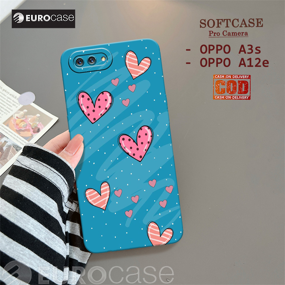 Casing Hp Oppo A3S / Oppo A12E - Fashion Case Love - Soft Case Hp Oppo A3S / Oppo A12E - Kesing Hp -