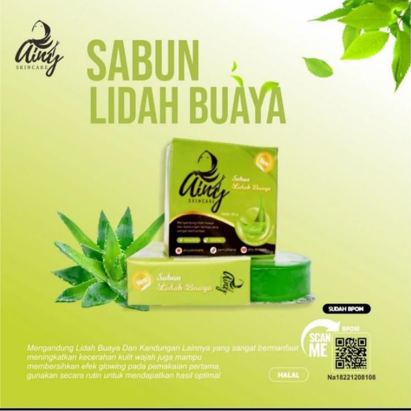 SABUN JERAWAT LIDAH BUAYA AINYSKINCARE *BPOM