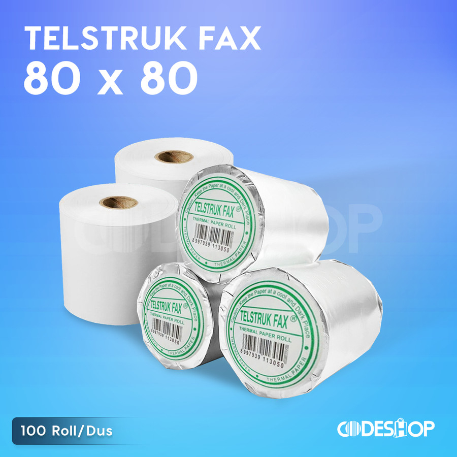 

KERTAS THERMAL UKURAN 80x80 MM - 80MM - 80x80MM THERMAROL