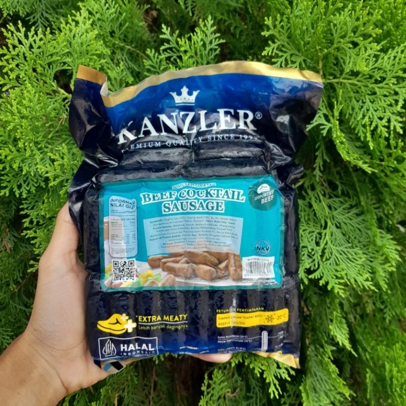 

Sosis Kanzler Beef Cocktail Sausage 500 Gram