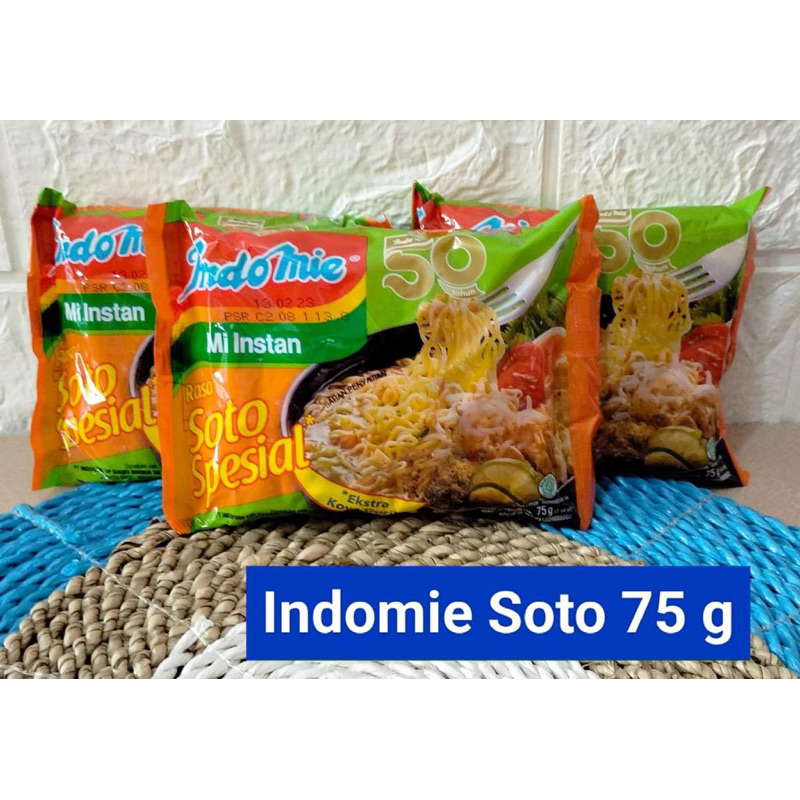 

[Paket 10 Bungkus] INDOMIE SOTO 75gr Mie Instan Murah