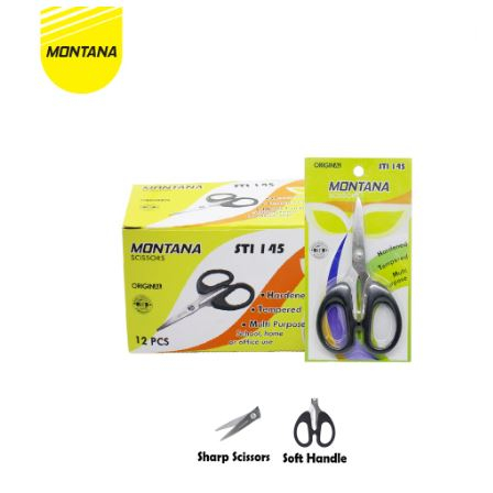 

Gunting stainless / Gunting kertas / Gunting Montana /Kecil 145