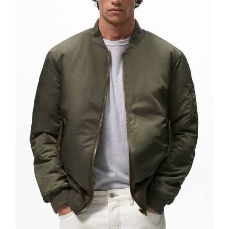 bomber jaket zara second