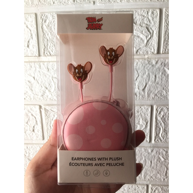 ERAPHONES WITH PLUS MINISO TOM&JERRY PINK