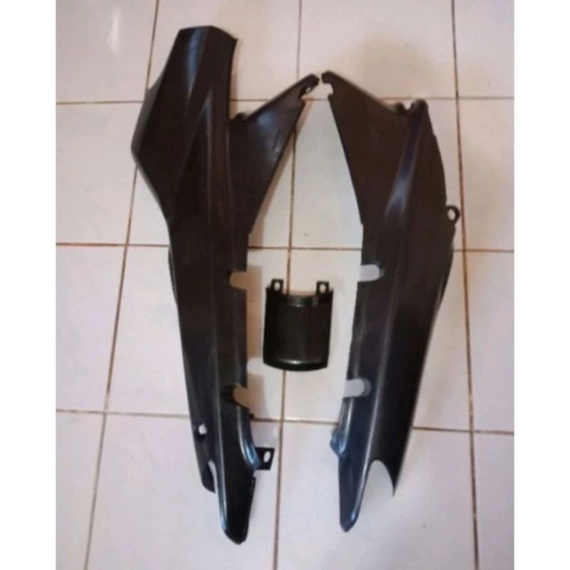 Cover body belakang kanan kiri Supra x fit Lama set tutup Box aki+tutup bodi Belakang original