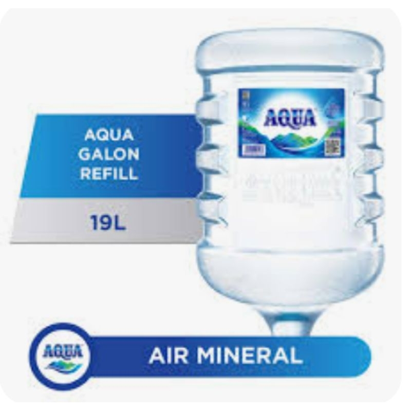 

AQUA Galon 19Liter air mineral - GOJEK ONLY