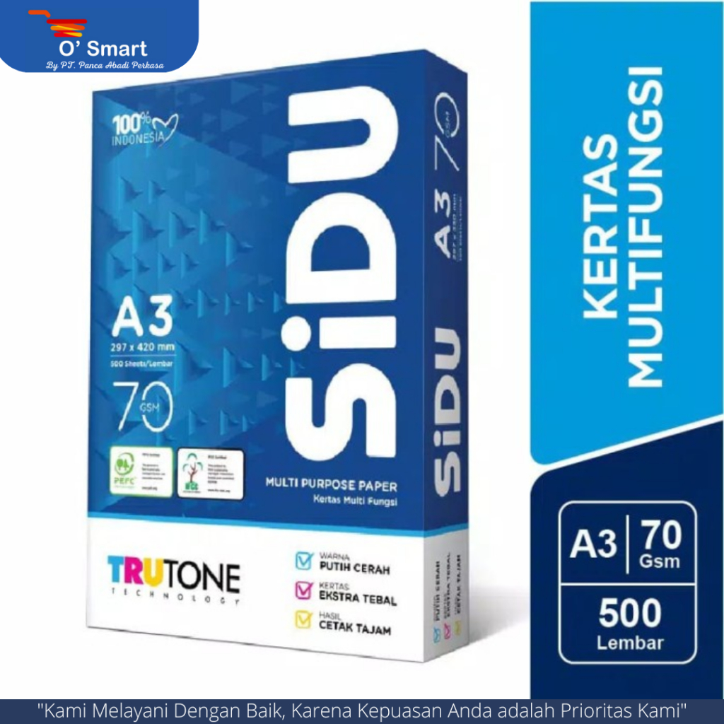

KERTAS SIDU A3 70 GSM