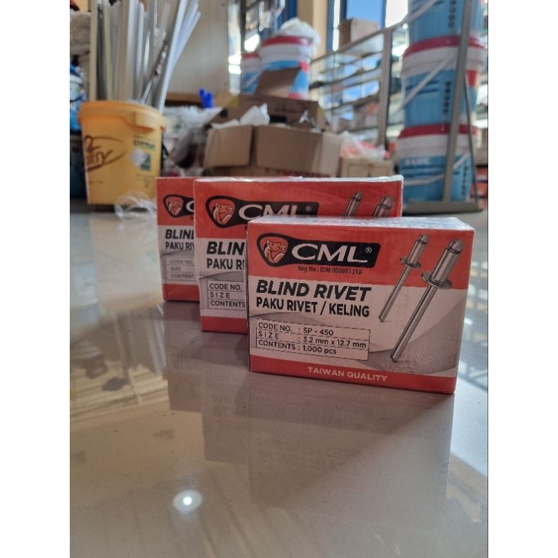 Paku rivet ukuran 450 550 640 675 bungkusan isi 50 pcs