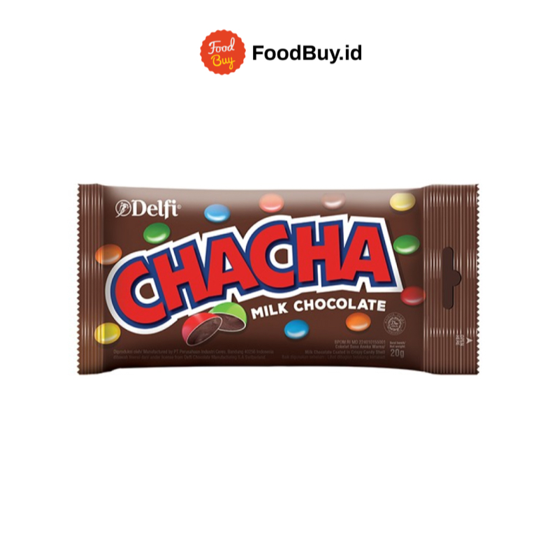 

Delfi Chacha Cokelat Susu Aneka Warna Milk Chocolate 20 gr