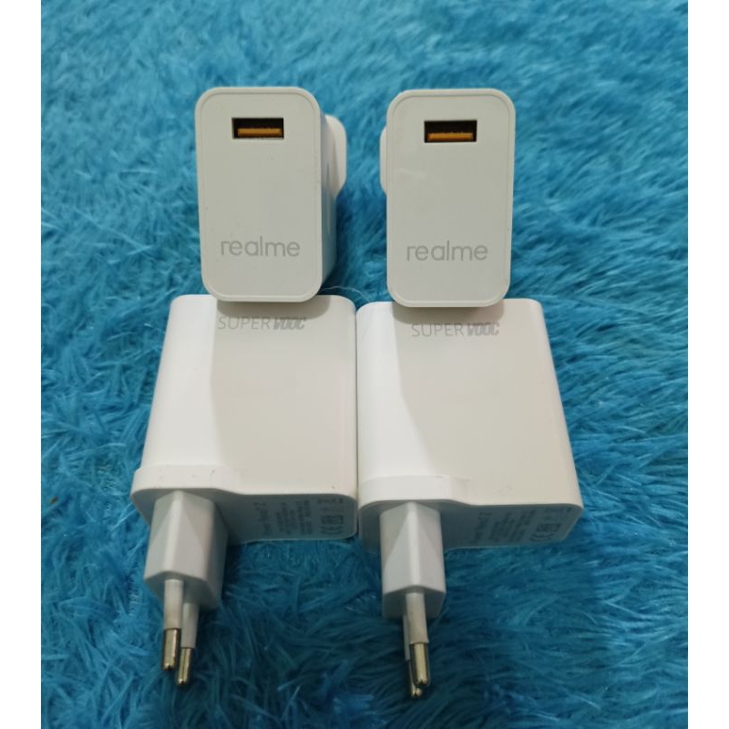 ADAFTOR REALME BATOK CHARGER OC REALME 5V-6A MAX SUPER VOOC KOALITAS SANGAT BAGUS TAHAN LAMA