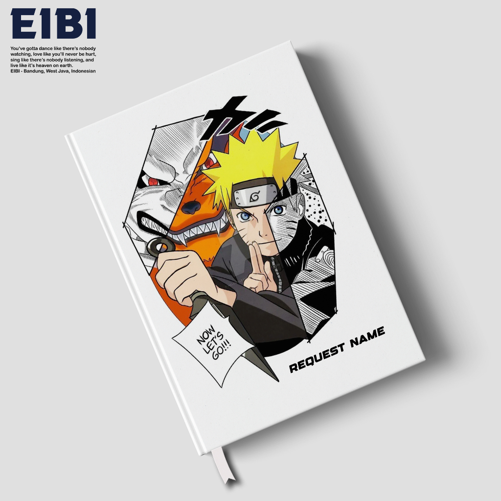 

Eibibook Buku Tulis Catatan Notebook Hardcover Naruto Vintage