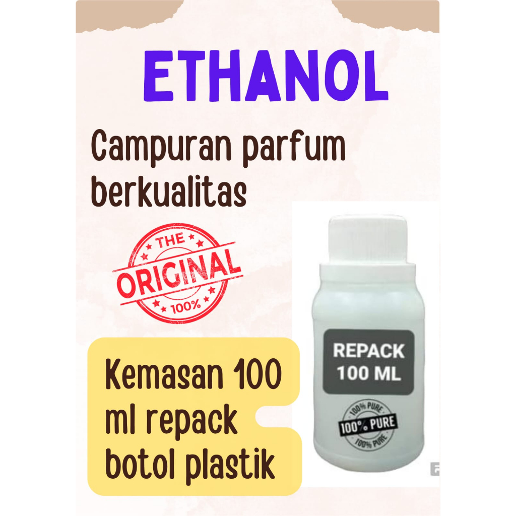 100 ML  ETHANOL EMSURE  CAMPURAN PARFUM TERBAIK KEMASAN 100 ML