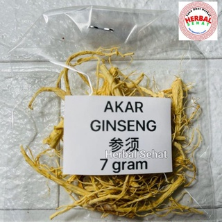 

Akar Ginseng 7 Gram Bai Shen Xu - Ramuan Obat Penambah Stamina - Cia Po Premium Quality