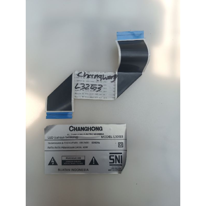 kabel LVDS fleksibel tcon tv changhong model L32G3