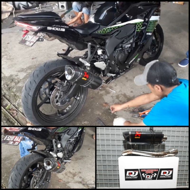 Slip on akrapovic for ZX25R header ori potongan ZX25R 100% PNP